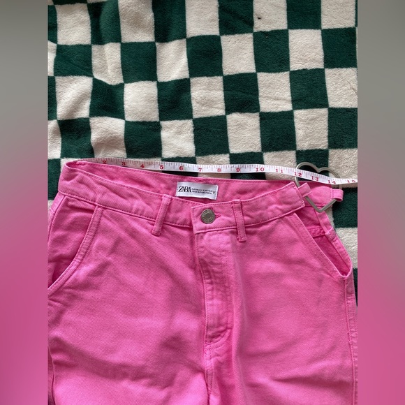 Zara pink jeans with heart ring valentines collection - Picture 8 of 12